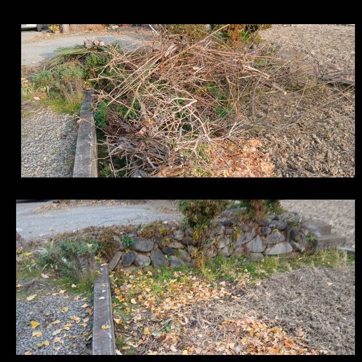 【大月市初狩町】枯れ草・落ち葉などの回収処分