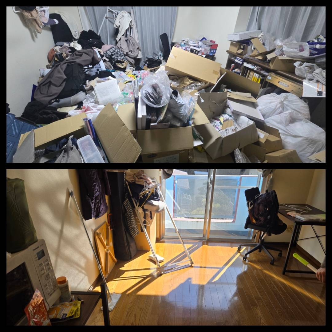 【都留市】ワンルームマンションのお片付け