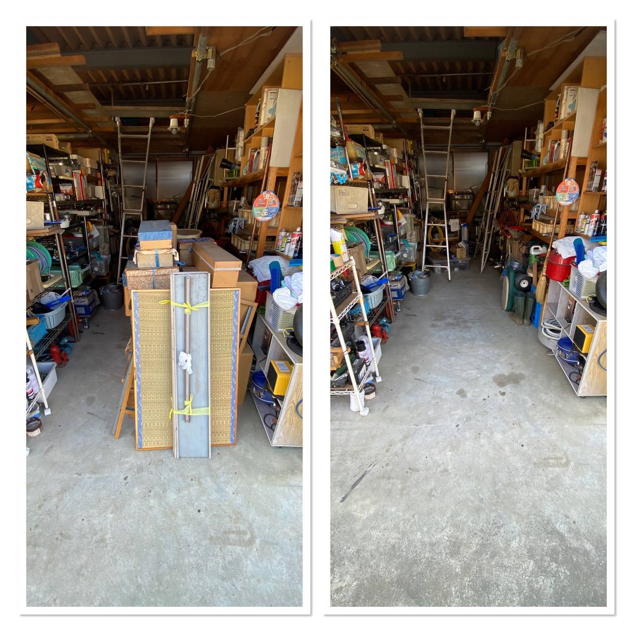 ​【山梨市】雛人形の回収・ガレージの片付け