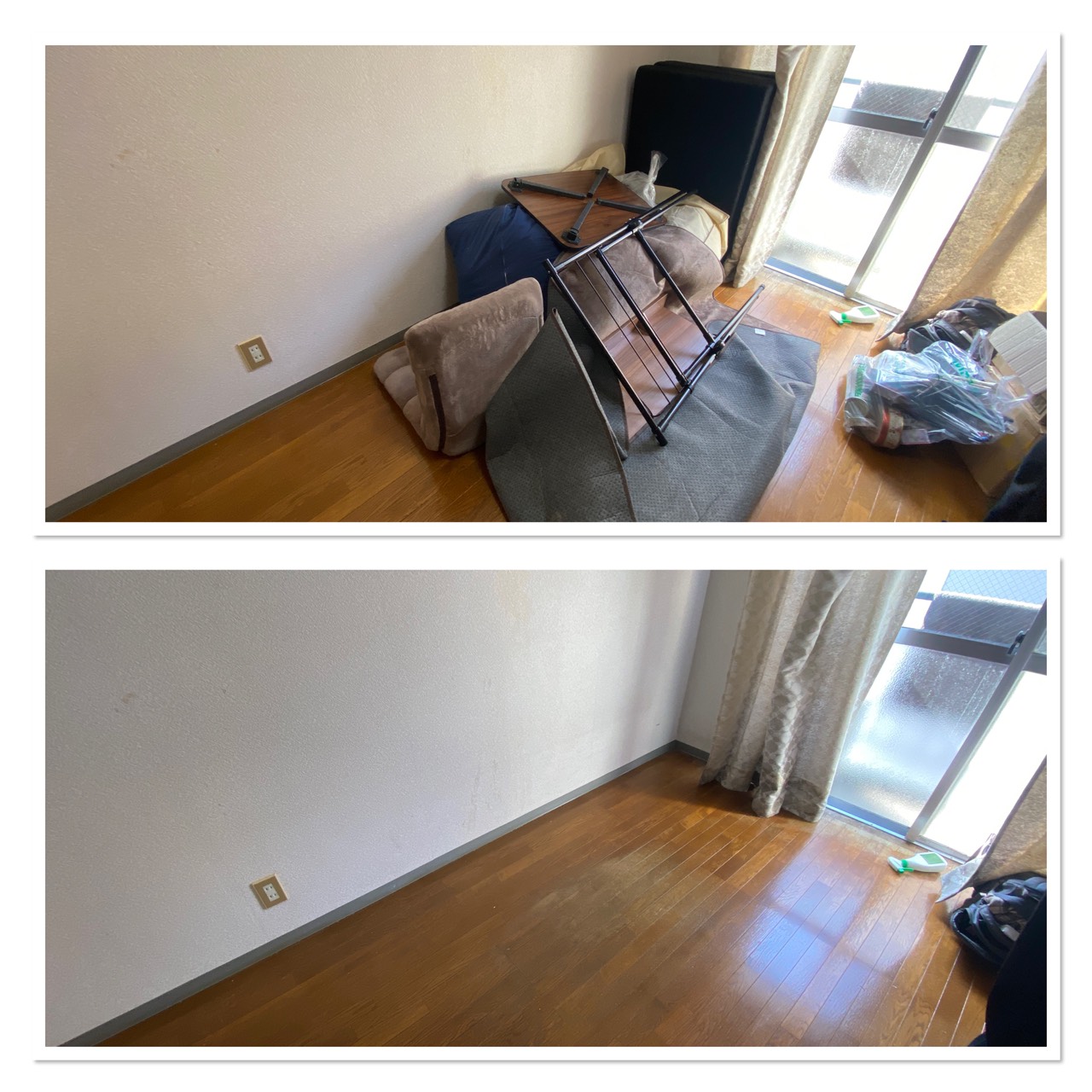 【都留市】学生さんの退去に伴う不用品回収